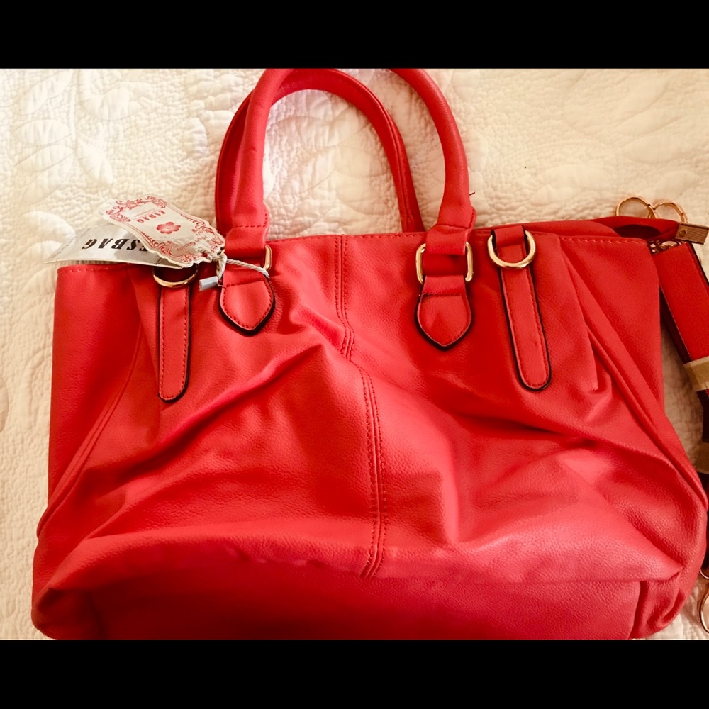 Pink shoulder bag